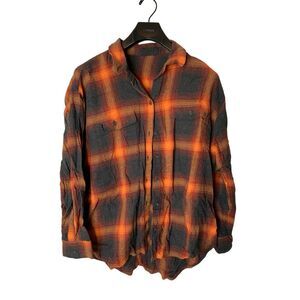 Evermore Taylor Swift Flannel Shirt Old Navy button down women’s size XL